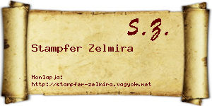 Stampfer Zelmira névjegykártya